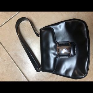 Salvatore Ferragamo Black Handbag.